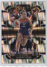 2024 Panini Select WNBA Concourse Silver Flash Prizm Celeste Taylor #16 bn5