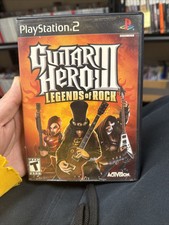 Guitar Hero III 3 Legends of Rock PS2 PlayStation 2 - Complete CIB - Tested