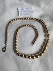 Vintage 12kt 1/20  Gold Filled Ball Necklace Read Description  — photo 1