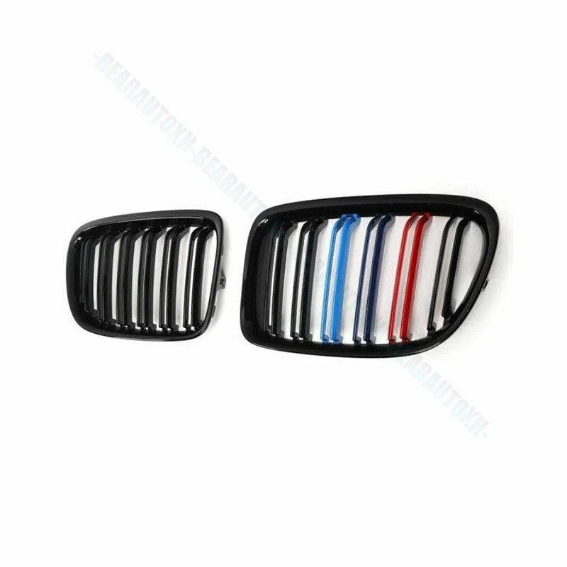Fit For BMW X1 E84 2010-2014 ABS 3-Color Front Bumper Center Hood Grill Mesh 2X Foto 3 de 4
