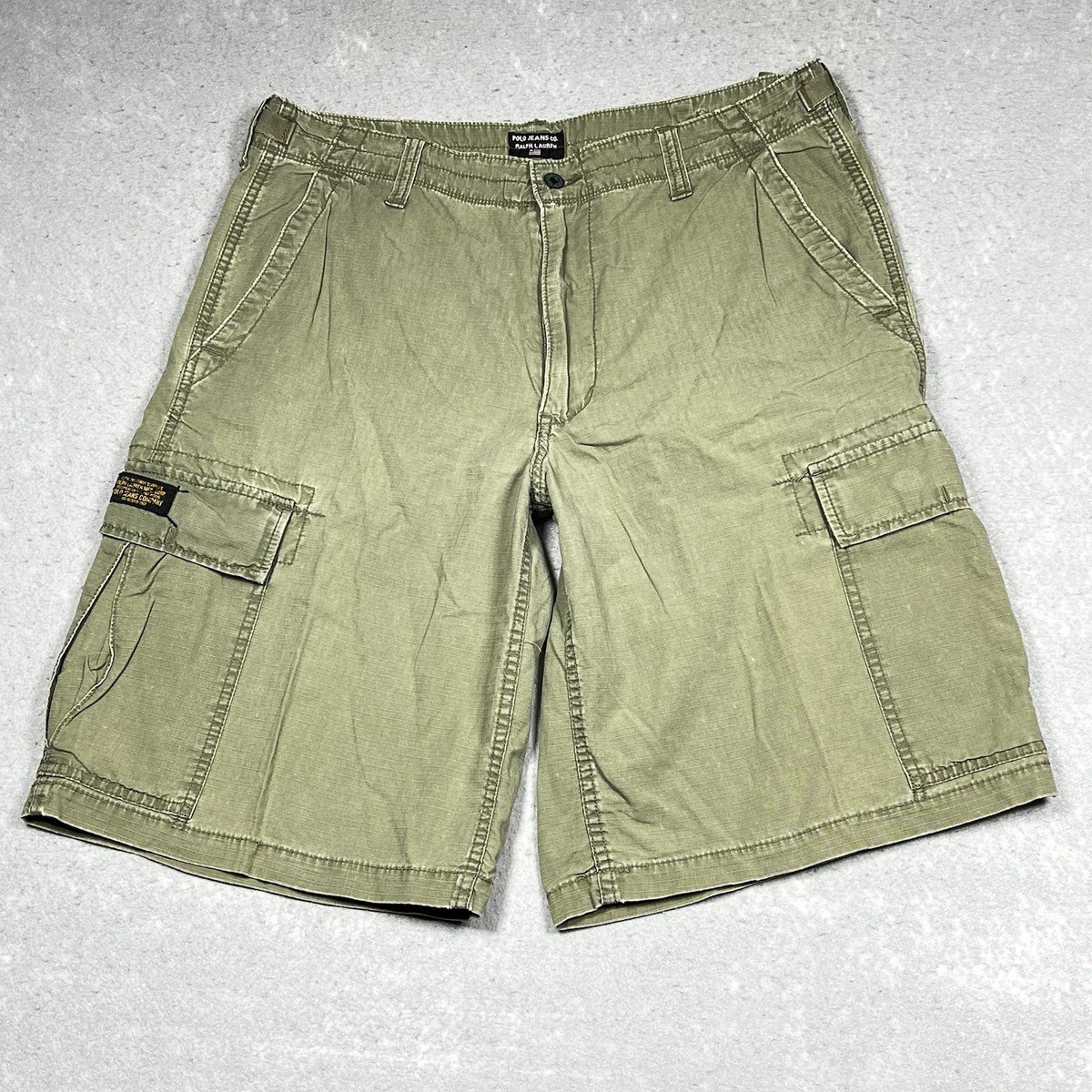 Cargo Olive Denim Shorts Denim Supply Ralph Lauren Cargo