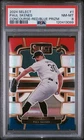 2024 PANINI SELECT PAUL SKENES CONCOURSE RED/BLUE PRIZM RC #1 PSA 8 ROOKIE CARD
