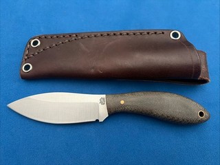 LT Wright Small Northern Hunter Fixed Blade Matte Green Micarta (3.25”)