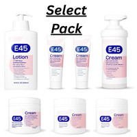 E45 Cream Tub Moisturiser for Dry Skin and Sensitive Skin Select Size UK