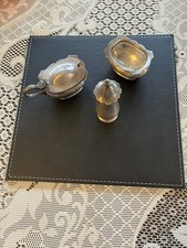 Vintage Mappin & Webb Princes Plate Cruet set with glass liners
