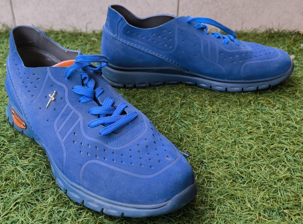 Cesare Paciotti 4US Blue Suede Sneakers EU 41 US 8 | eBay