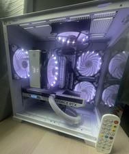 Custom/Whitebox White RGB Gaming Desktop PC  ...