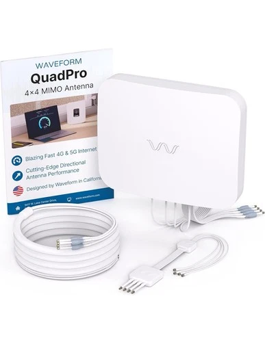 Waveform QuadPro 4x4 MIMO External Panel Antenna for 4G/5G Routers & Gateways