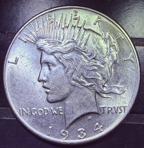 1934-P Peace Dollar Choice BU Gem ***RARE ORIGINAL GEM UNCIRCULATED COIN***