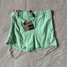 NWT Y2K Coogi Down Under Blue  Mint Drawstring Shorts Sporty Logo Streetwear