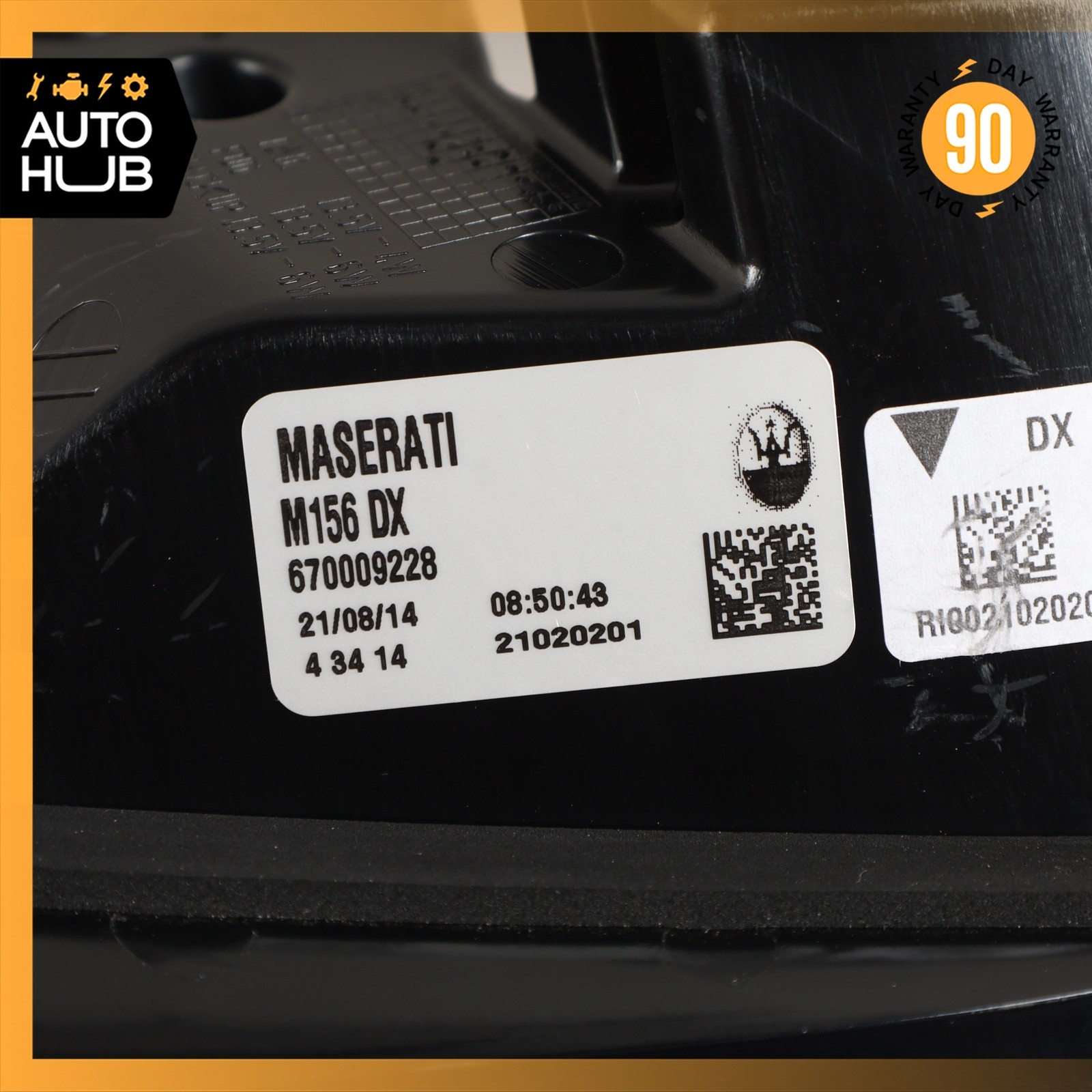 Maserati Quattroporte 2014-2020 RIGHT+INNER Tail light P/N 670009228