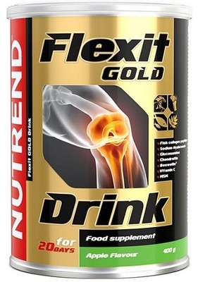 Nutrend Flexit Gold Drink, Apple - 400g (61,88 EUR/kg)