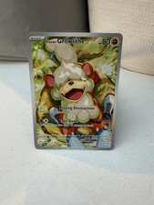 Pokémon TCG Twilight Masquerade Hisuian Growlithe 181/167 Illustration Rare MINT