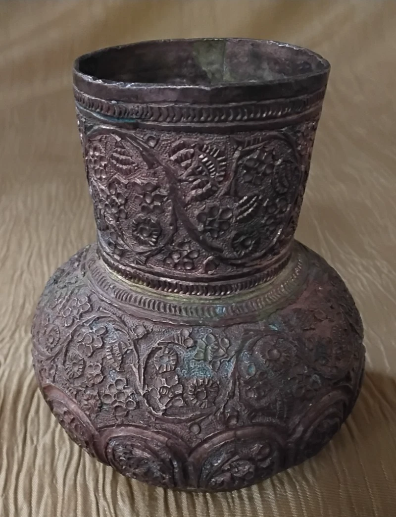 铜花瓶亚洲古董| eBay