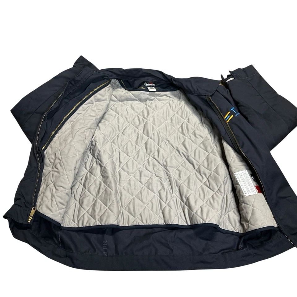 Men’s Bulwark Lined FR Jacket - Size XL - Fire Resistant - Heavy Duty - Image 3 of 4