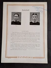 L.C. "Happy" Dalton Signed Photo Page - 1920s Texas Tech Basketball