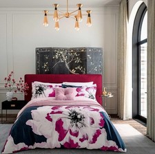 Ted Baker Inky Bloom Duvet Cover Sets in Navy - All Sizes - Free Post