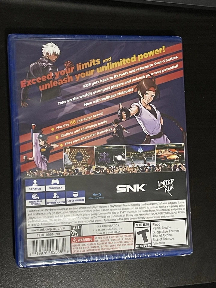 The King of Fighters 2002 Unlimited Match PlayStation 4 Brand New Sealed - Image 2 of 2
