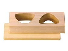Yamaco Rice Ball Mold 2 Holes Yamako Onigiri Type Device Wood Box
