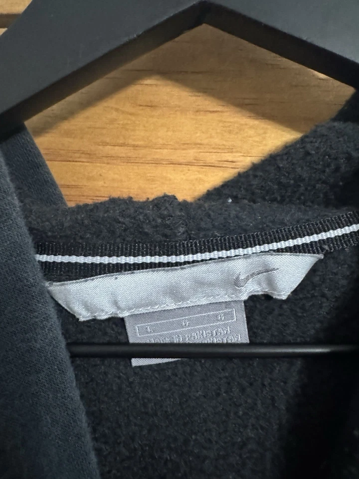 Sudadera con Capucha Nike Y2K De Colección Años 90 Negra Roja GRANDE Travis Scott Swoosh Para Hombre Foto 3 de 4