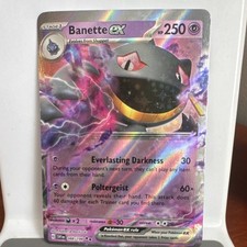 Pokémon Banette ex SV01 Scarlet & Violet Holo Double Rare 088/198 250 HP