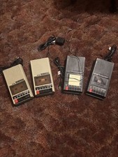 Lot Of 4 Untested Cassette Recorders