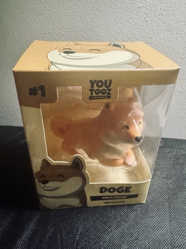 YouTooz DOGE CRYPTO Vinyl Action Figure NEW Unscratched + BONUS SpaceX Patch L/E - Picture 6 of 9