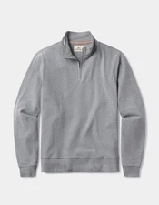 Normal Brand Puremeso Weekend Quarter Zip Grey Size Medium $99 MSRP