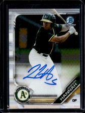 2019 Bowman Chrome Jameson Hannah Prospects Auto #CPA-JHA Athletics