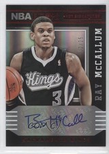 2014-15 NBA Hoops Hot Signatures Red 12/25 Ray McCallum #32 Auto 9bd