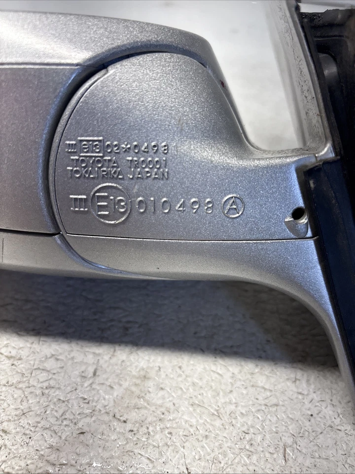 Левое водительское зеркало с электроприводом двери Lexus GS300 GS430 2006–2007 годов от оригинального производителя серебристое - Изображение 3 из 4