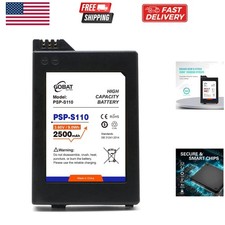 PSP-S110 Battery,2500mAh High Capacity Battery for PSP 2000 2001, 2002, 2003,...