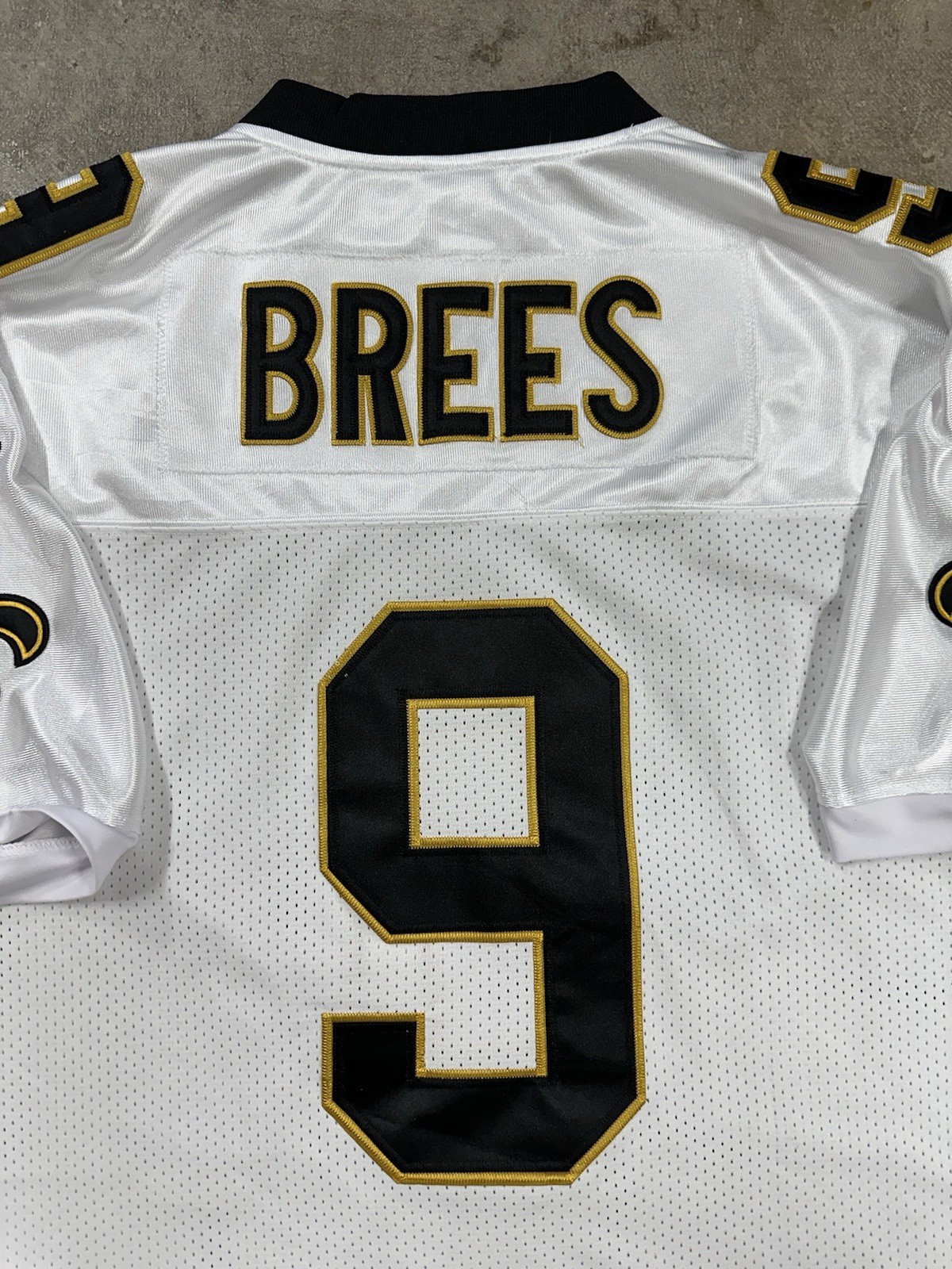 Vintage Reebok New Orleans Saints Brees #9 NFL Jersey SB Captain Patches Size 50 thumbnail 11