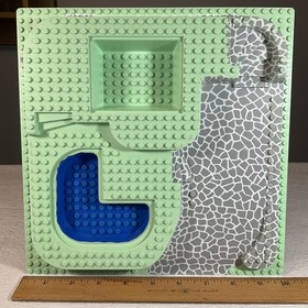 Lego 6092px2 Raised Baseplate 6416 Poolside Paradise & 309p02 Rocky River 6552