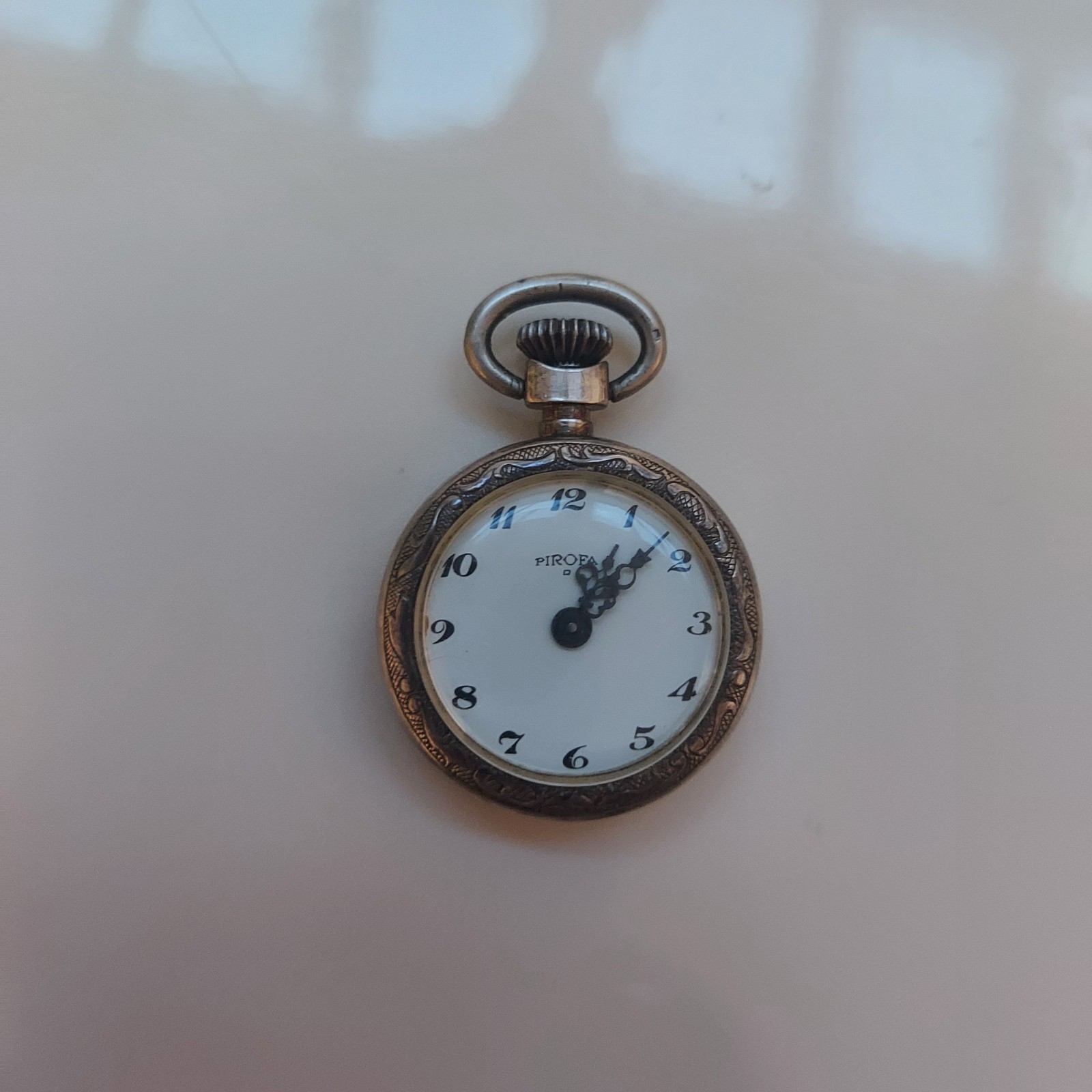 antique solid silver crab hallmark collar pocket … - image 12