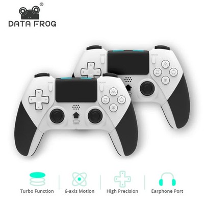 DATA FROG Bluetooth-compatible Wireless Controller For PS4 Gamepad For PC Joysti