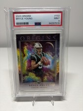 2023 Panini Origins - Rookies Bryce Young #102 (RC) PSA 9 Carolina Panthers