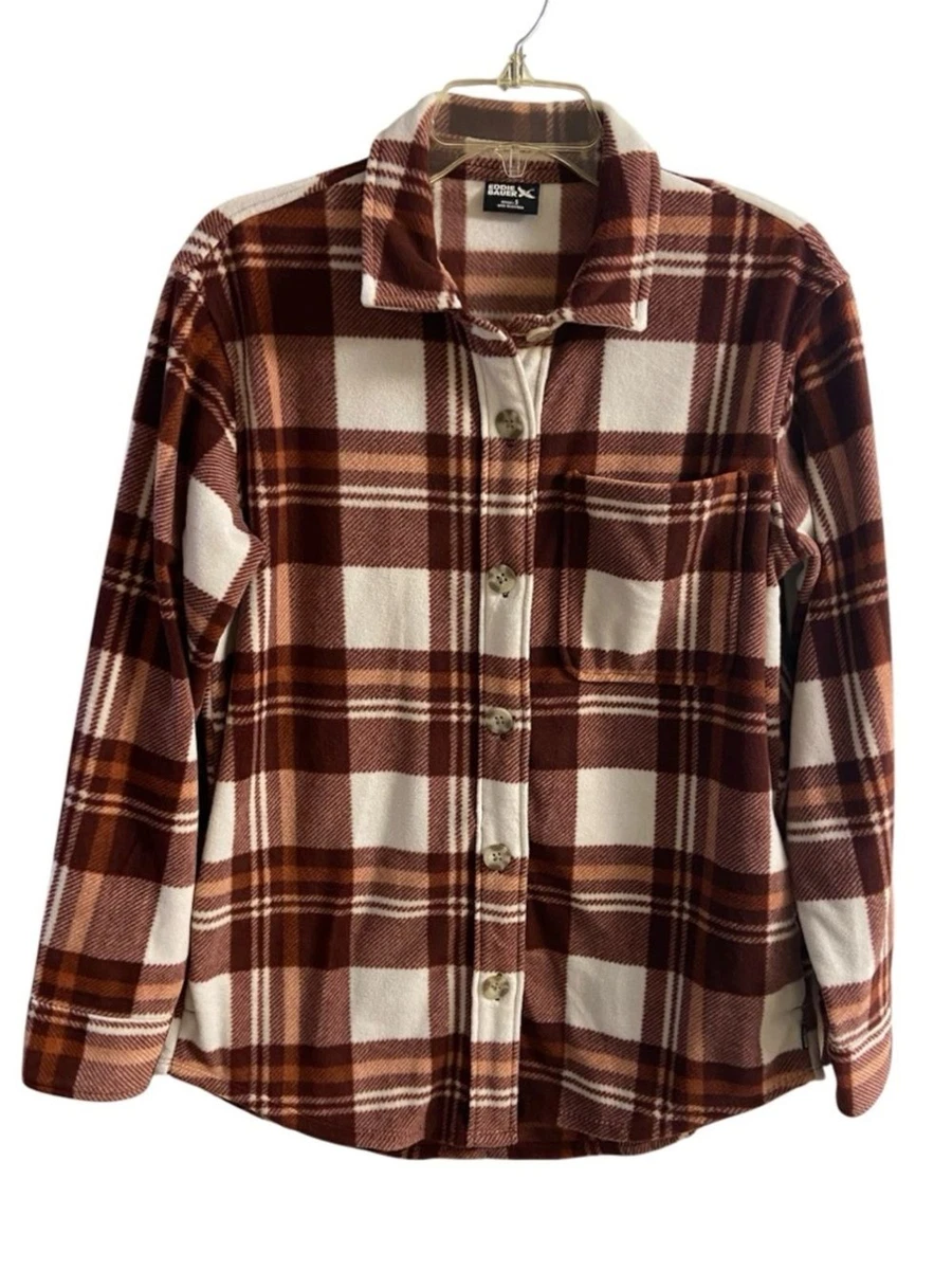 Eddie Bauer Fast Fleece Shirt Jacket Camicia Button-Down