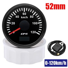 2 52mm Gps Speedometer 0-120kmh Gauge For Motorcycle Boat Car Truck Waterproof