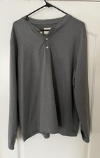 Brooks Brothers Red Fleece Mens 1/4 Zip Sweater Pullover Gray Sz XL Long Slv