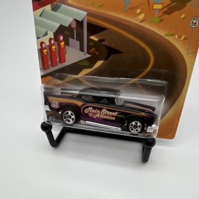 Hot Wheels HW Road Trippin' Route 66 '57 Chevy Black Purple Yellow