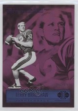 2022 Panini Chronicles Draft Picks Illusions Purple 16/49 Terry Bradshaw HOF 9o3