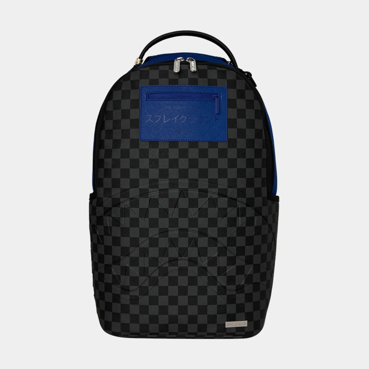 Sprayground Bench Clearing Check Backpack🔥New Black Bookbag