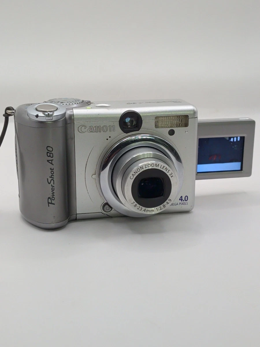 Canon PowerShot A80 1-4.9x Digital Zoom Digital Cameras for sale