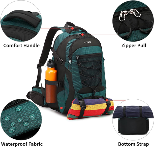 40L Hiking Backpack Waterproof Lightweight Daypack Travel Sports Camping Backpac - Picture 4 of 6