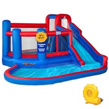 Sunny & Fun Big Time Bounce-A-Round Inflatabl...