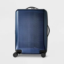 Open Story Suitcase Carry On 21.5" Spinner Luggage Hardside