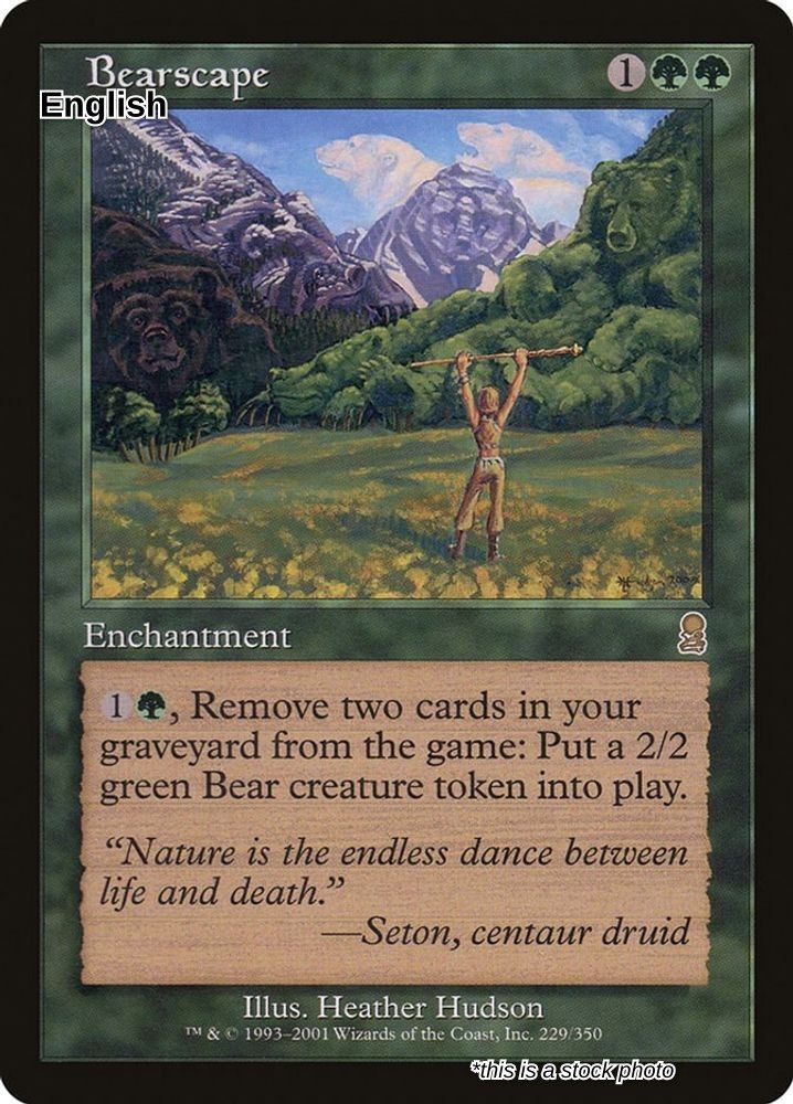 Bearscape - ODY - LP TCG MTG