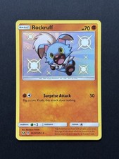 Pokemon Company Pokémon TCG Rockruff SV23/SV94 Shiny Holo Rare HP70 Eng 2019 on eBay