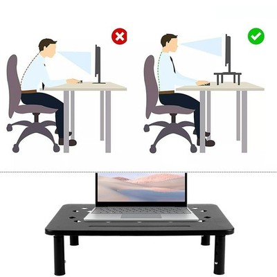 Riser Stand Riser Metall verstellbar Mesh Plattform für Computer oder Laptop